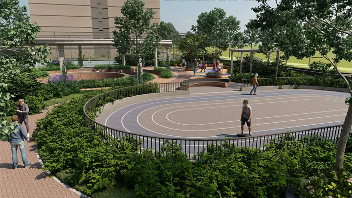 Brigade Belvedere elevated garden outdoor area